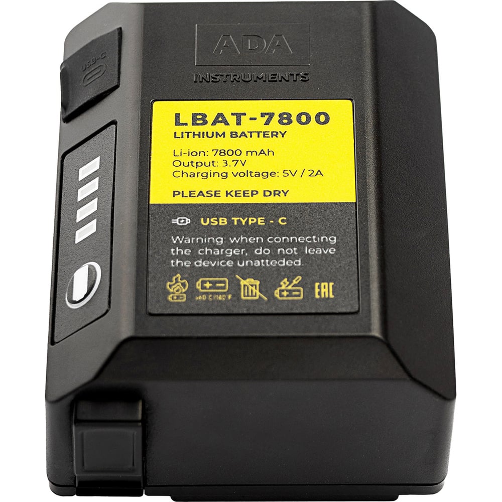 Литий-ионный аккумулятор LBAT-7800 (для LaserTANK 3-360/4-360 GREEN) ADA  А00700 - выгодная цена, отзывы, характеристики, фото - купить в Москве и РФ