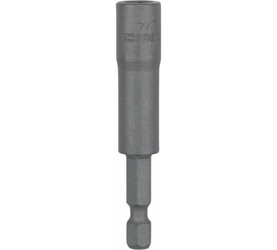 Торцевая головка 12 мм, 1/4"х65 мм, 6-гранная, магнитная Bosch 2608550562