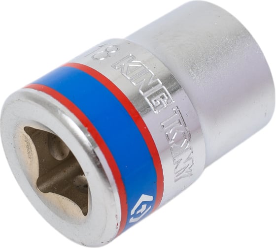 Головка торцевая TORX Е-стандарт (Е18; L=28 мм; 3/8DR) KING TONY 337518M