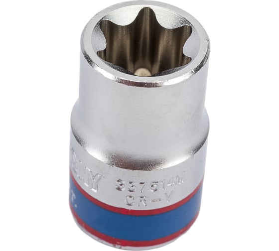 Головка торцевая TORX Е-стандарт (Е14; L=28 мм; 3/8DR) KING TONY 337514M