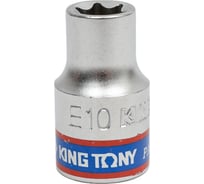 Головка торцевая TORX Е-стандарт (Е10; L=28 мм; 3/8DR) KING TONY 337510M