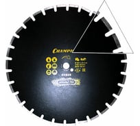 Диск алмазный 500х25,4х10х4 мм CHAMPION асфальт PRO Asphafight C1625