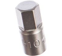 Насадка торцевая (HEX 10 мм; 25 мм; 1/4DR) KING TONY 201510MX