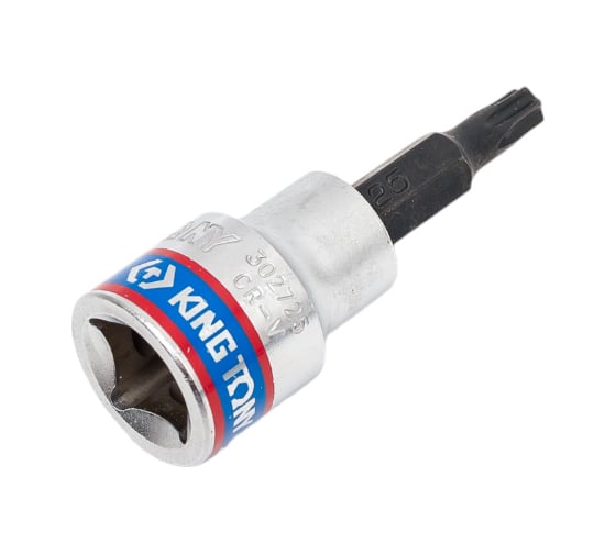 Насадка торцевая TORX с отверстием (T25Н; 50 мм; 3/8DR) KING TONY 302725