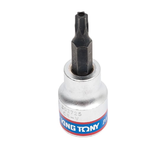 Насадка торцевая TORX с отверстием (T25Н; 50 мм; 3/8DR) KING TONY 302725