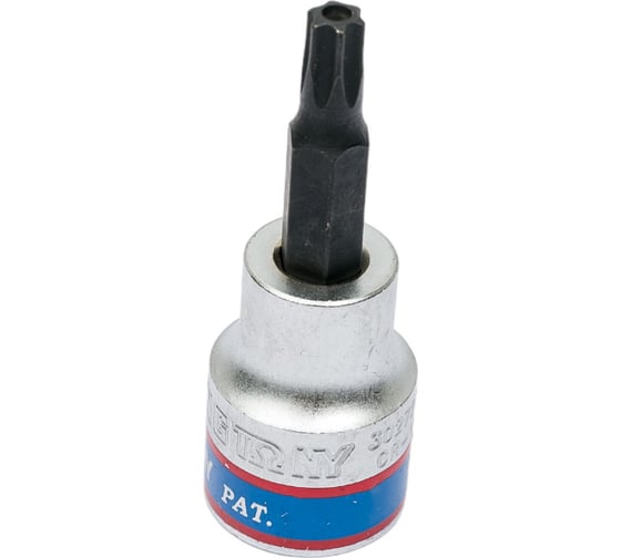 Насадка торцевая TORX с отверстием (T27Н; 50 мм; 3/8DR) KING TONY 302727 1