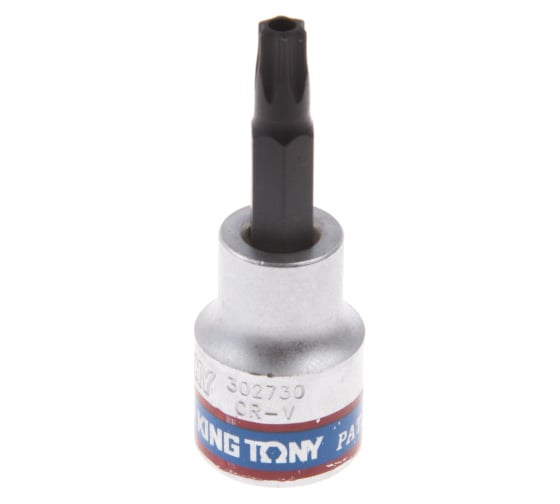 Насадка торцевая TORX с отверстием (T30Н; 50 мм; 3/8DR) KING TONY 302730 1
