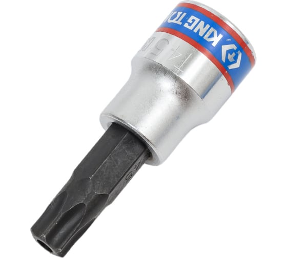 Насадка торцевая TORX с отверстием (T45Н; 50 мм; 3/8DR) KING TONY 302745