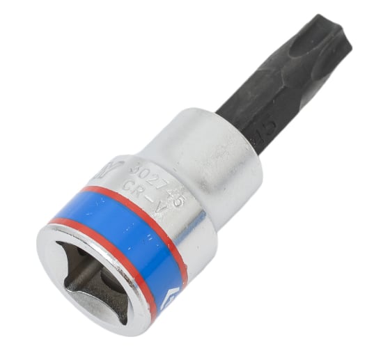 Насадка торцевая TORX с отверстием (T45Н; 50 мм; 3/8DR) KING TONY 302745