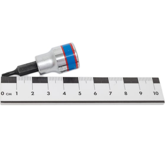 Насадка торцевая с отверстием TORX (T9; 50 мм; 3/8DR) KING TONY 302709