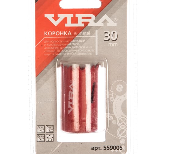 Коронка Bi-metal 30 мм VIRA 559005