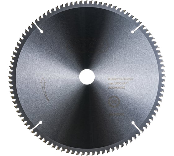 Диск пильный по алюминию 305x30/25,4, 96 зубьев EDGE by PATRIOT 810010030