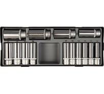 Набор длинных 6-ти гранных головок, 1/2", 14 шт. FORCE T4143