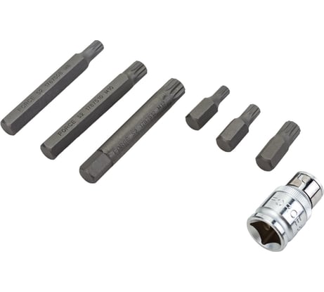 Набор бит Spline 10 мм FORCE 4072