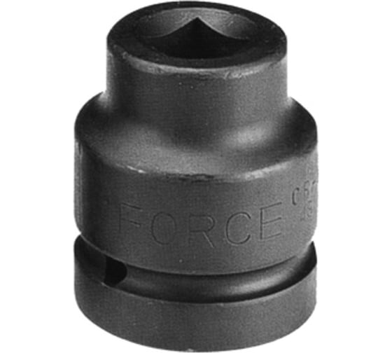 Головка ударная, 1", 4 гранная, 21 мм, 60 мм FORCE 48121