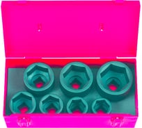 Набор ударных 6 гранных головок 30-55 мм, 7 шт. FORCE 6071