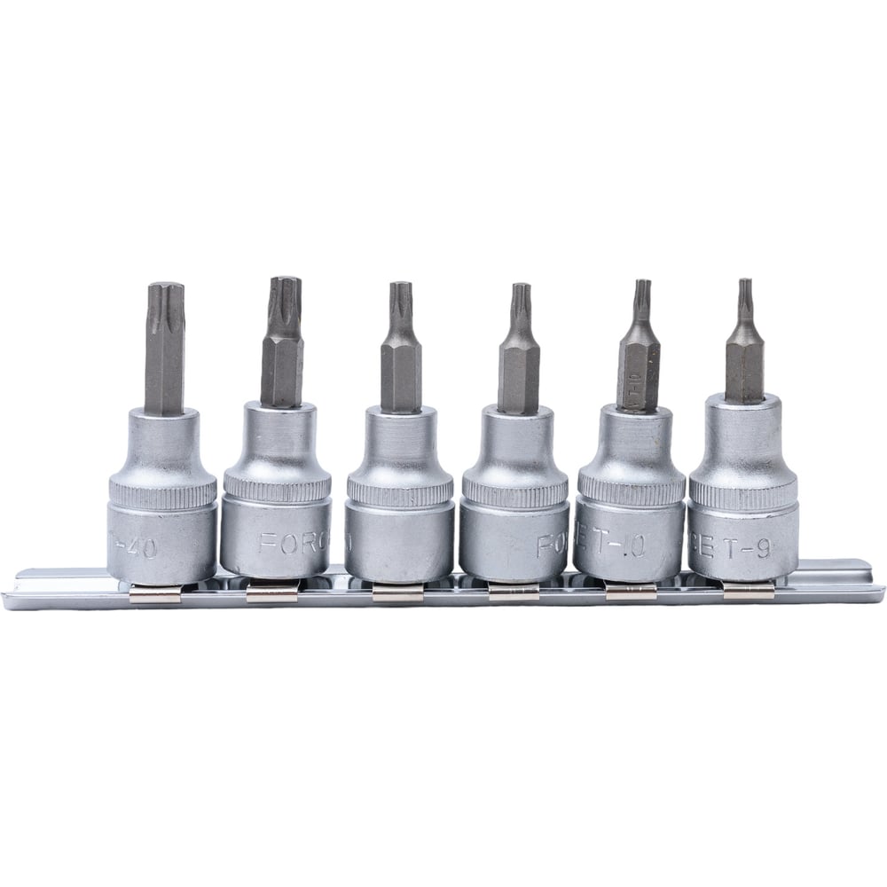 Набор головок 3/8" TORX 6 шт. FORCE 3061 - выгодная цена, отзывы ...