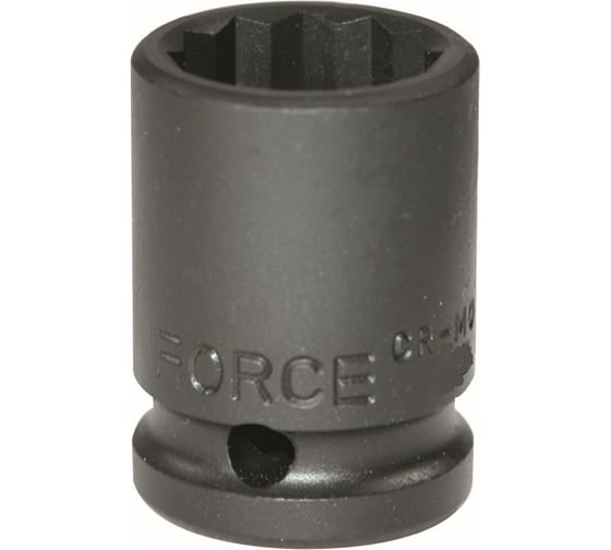 Головка ударная 3/4", 12-ти гранная, 30 мм, в миниблистере с держателем FORCE H46830 1
