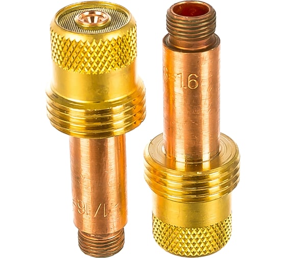 Корпус цанги c газовой линзой (2 шт; 1.6 мм) для FB TIG 17-18-26 FUBAG FB45V25
