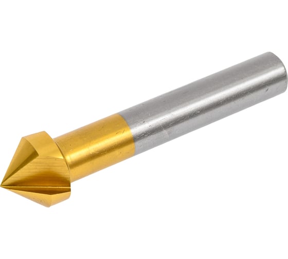 Зенковка коническая ц/х 12.5x56 мм, 90°, хв-к 8 мм, HSS-CO5, DIN335 c51-1250-tin АКСИС 00001805383 1