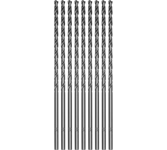 Сверло по металлу удлиненное (10 шт; 3х100х66 мм) MATRIX 715030