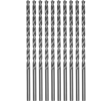 Сверло по металлу удлиненное (10 шт; 5х132х87 мм) MATRIX 715050