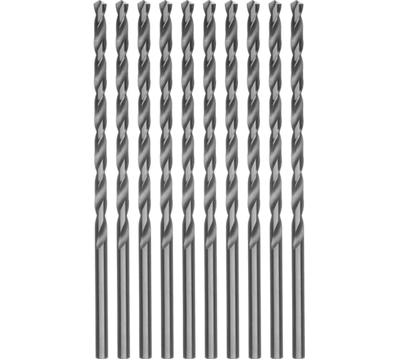 Сверло по металлу удлиненное (10 шт; 5х132х87 мм) MATRIX 715050