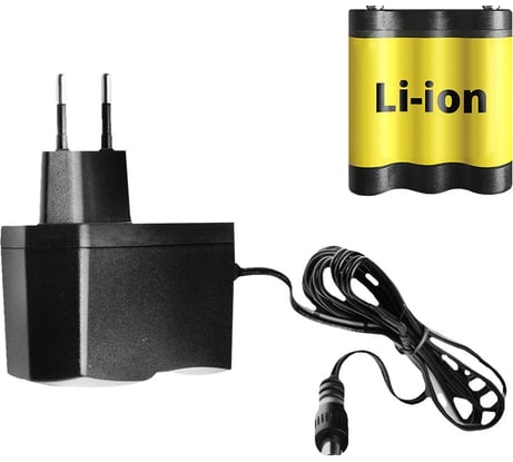 Зарядное устройство + Li-Ion аккумулятор (3.7 В, 2 Ач) ADA А00536