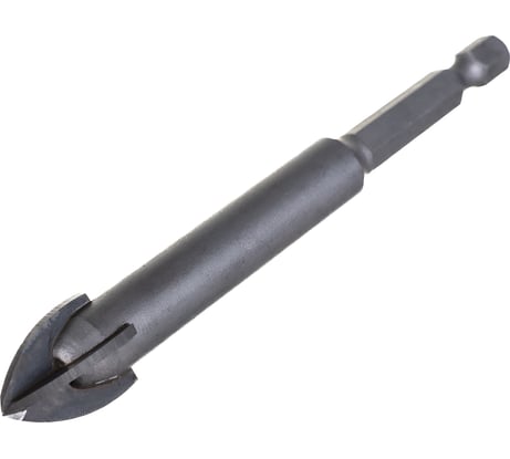 Сверло по стеклу и кафелю ЗУБР Профессионал 4-х резцовый, 14 мм, шестигранный хвостовик 29845-14_z01