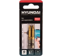 Биты (2 шт; PH3; 50 мм; TIN) для шуруповертов HYUNDAI 203112