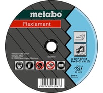 Круг отрезной по нержавеющей стали 115x2,5 мм, вогнутый, А30Р Metabo Flexiamant 616737000
