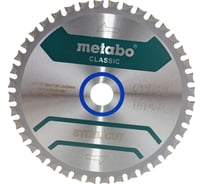 Пильный диск по металлу 165x20 мм, Z40, WZ 4 Metabo SteelCutClassic 628273000