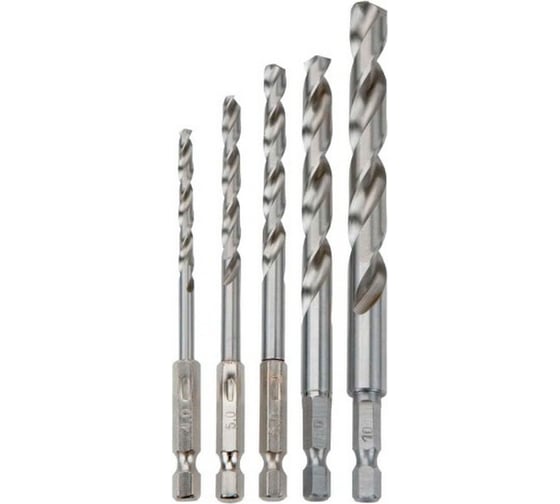 Сверла HSS по металлу, шлифованные 3-4-5-6-8 мм KEIL BIT 315350380 1