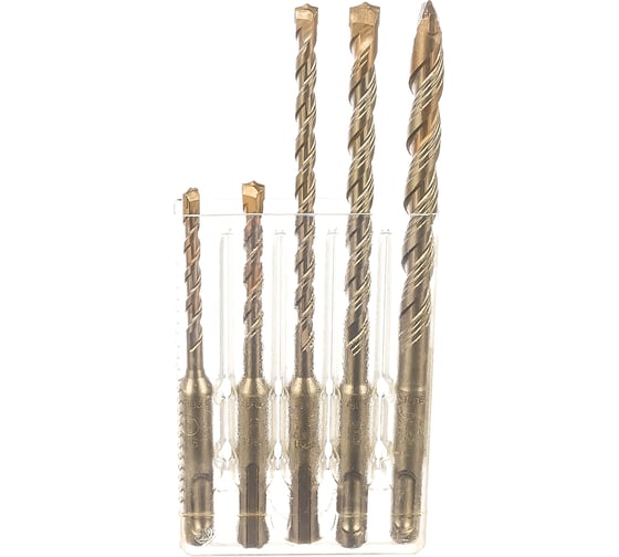 Набор буров SDS-plus, 5 шт. 5.0-6.0x110, 6.0-8.0-10,0х160 мм KEIL TURBOКEIL 1253350510