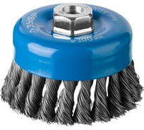 Щетка чашечная (100 мм; М14; плетеные пучки стальной проволоки 0.5 мм) для УШМ 35275-100_z02