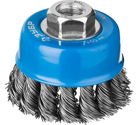 Щетка чашечная (65 мм; М14; плетеные пучки стальной проволоки 0.5 мм) для УШМ 35275-065_z02