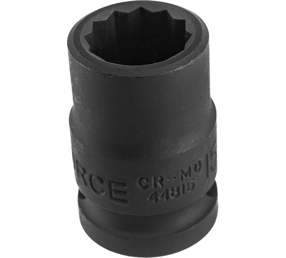 Головка короткая ударная 12-гранная (15 мм; 1/2DR) FORCE 44815