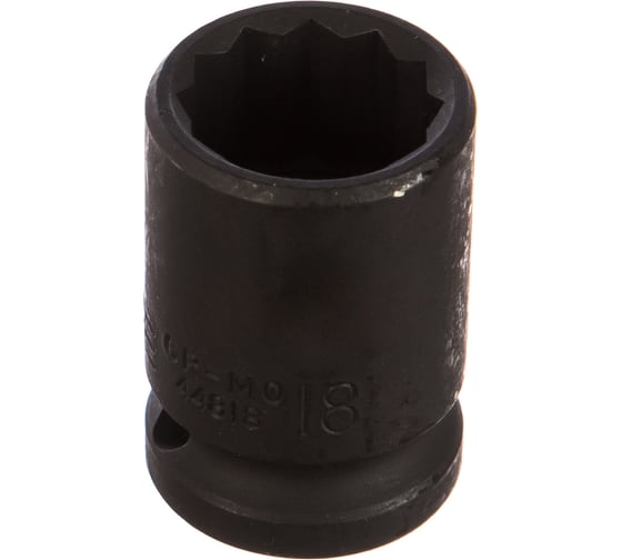 Головка короткая ударная 12-гранная (18 мм; 1/2DR) FORCE 44818