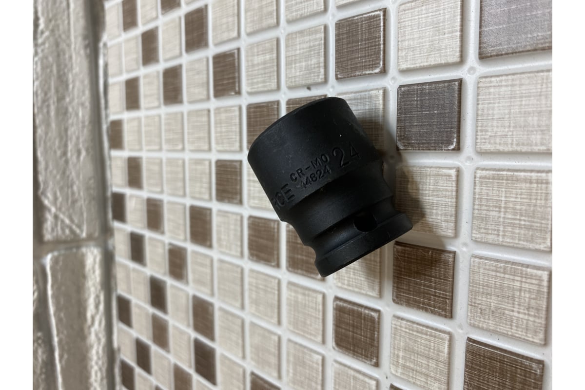 Головка короткая ударная 12-гранная (24 мм; 1/2DR) FORCE 44824 ...