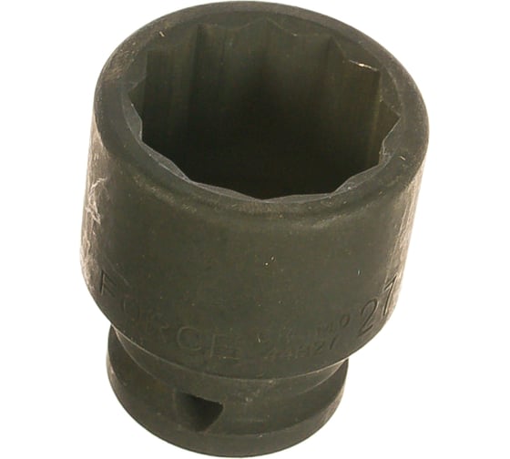 Головка короткая ударная 12-гранная (27 мм; 1/2DR) FORCE 44827