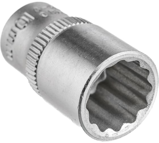 Головка короткая 12-гранная (10 мм; 1/4DR) FORCE 52910