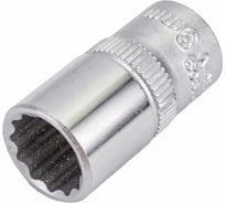 Головка короткая 12-гранная (9 мм; 1/4DR) FORCE 52909