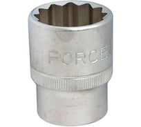 Головка короткая 12-гранная (23 мм; 1/2DR) FORCE 54923