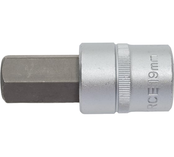 Головка-бита HEX (19 мм; 70 мм; 1/2DR) FORCE 34407019