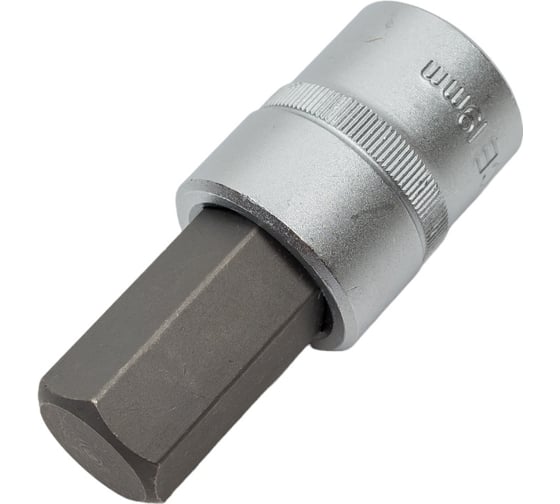 Головка-бита HEX (19 мм; 70 мм; 1/2DR) FORCE 34407019