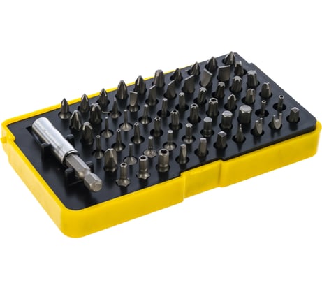 Биты CR-V, с магнитным адаптером, 61 предмет STAYER SuperUniversal 26084-H61