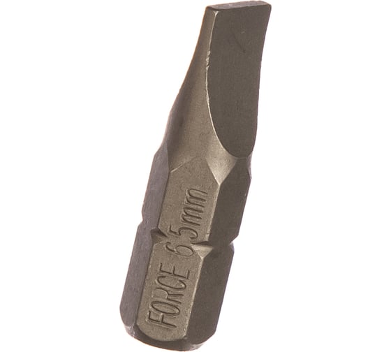 Бита-шлицевая (SL1.2x6.5 мм; 25 мм; 1/4) FORCE 12325065 1