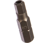 Бита 6-гранная с отверстием (HEX5 мм; 25 мм; 1/4) FORCE 124S2505