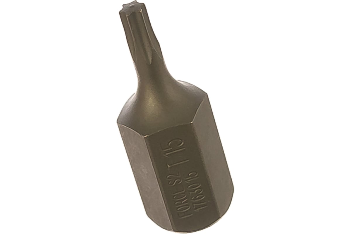 Бита Torx с отверстием 5-ти лучевая (TS15; 25 мм; 1/4) FORCE 12F2515 ...