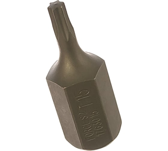 Бита Torx с отверстием 5-ти лучевая (TS15; 25 мм; 1/4) FORCE 12F2515